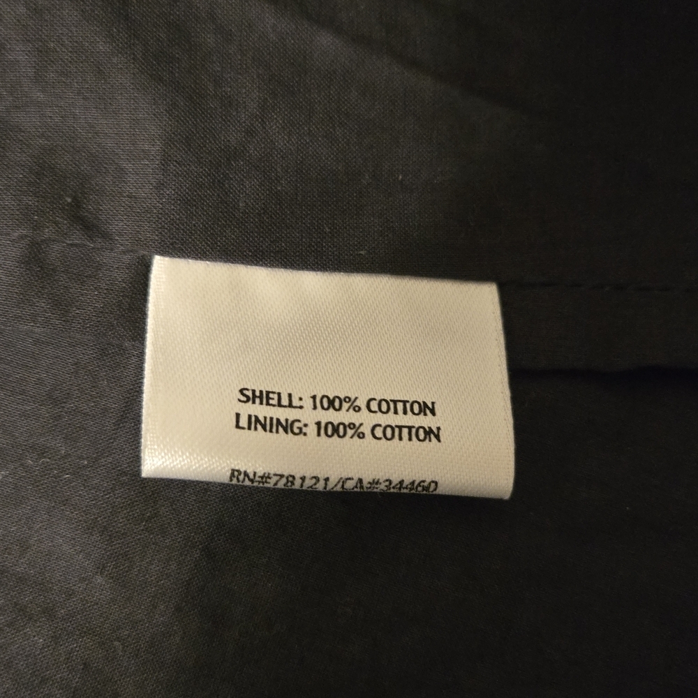 NWT Eileen Fisher Embroidered Cotton Squares Jacket Black Size XL - Picture 7 of 7